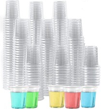 400 Stück Schnapsgläser Plastik, 20ml/2cl P...