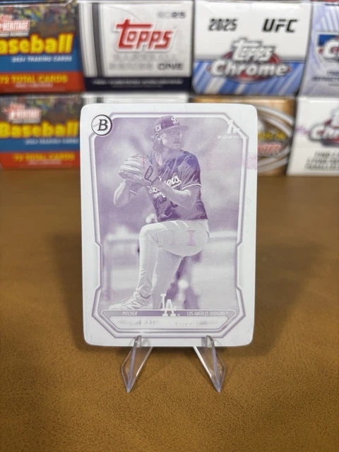 2026 Bowman Patrick Copen 1st Bowman Printing Plate 1/1 One of one