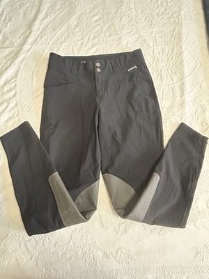 Kerrits Women s Size Small Black Jeggings Riding Pants Grey Inseam Equestrian