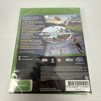 AFL Evolution Microsoft Xbox One New Sealed UK