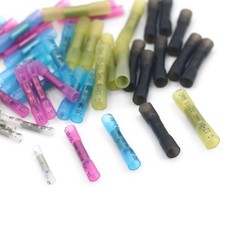 200PCS Heat Shrink Butt Wire Splice Crimp Connectors Terminals Kits Waterproof