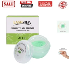 Eyelash Extension Remover Cream, Light Aloe Flavor Cream,Eyelash Adhesive Rem...