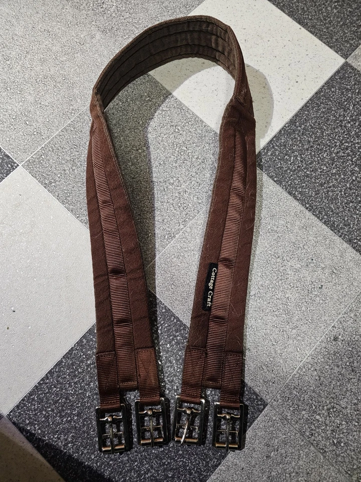 Job Lot Horse Girths  Cottage Craft Aerborn 46" 48"  50" 54" 58" Black Brown - Image 2 of 4