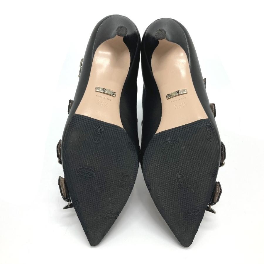 GUCCI Women's Dionysus Leather Boots Size:35.5/JP:22.5 Red/Black 141176K Authen thumbnail 7