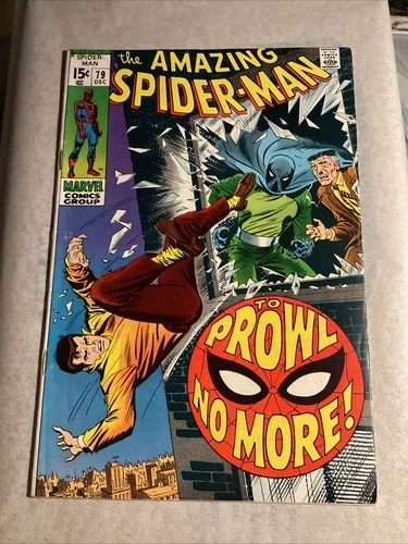 Amazing Spider-Man 79 1969 Marvel Comics VG/F 5.0 2nd App Prowler Gwen Stacy