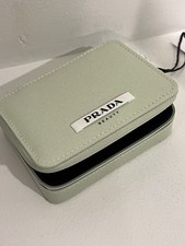 Prada Beauty Mini Mint Green Vanity Case NEW  w/ Dust bag- Rare