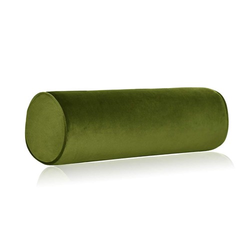 Memory Foam Roll Pillow for Knee/Leg/Neck - Full Moon Bolster/Round Cylinder ...