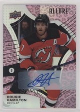2021-22 Upper Deck Allure Pink Leopard Auto Dougie Hamilton #23 Auto 19q7