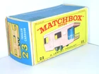 Reconstructed Original E4 Box for Lesney Matchbox #23d Trailer Caravan