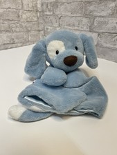 Baby Gund Blue Spunky Puppy Dog Huggybuddy Plush Security Blanket Lovey