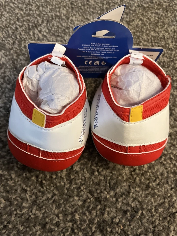 Build a Bear Workshop Sonic - Anillo, zapatos y dormitorio. Nuevo con etiquetas Foto 3 de 4