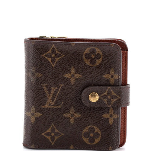 Louis Vuitton Compact Zippe Wallet Monogram Canvas