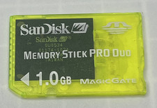 SanDisk PSP Memory Stick Pro Duo 1GB MagicGate SEE