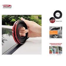 16.4ft / 5M Cuttable T-Car Sunroof Cover Seal Rubber Trim,Dust Proof Weather ...