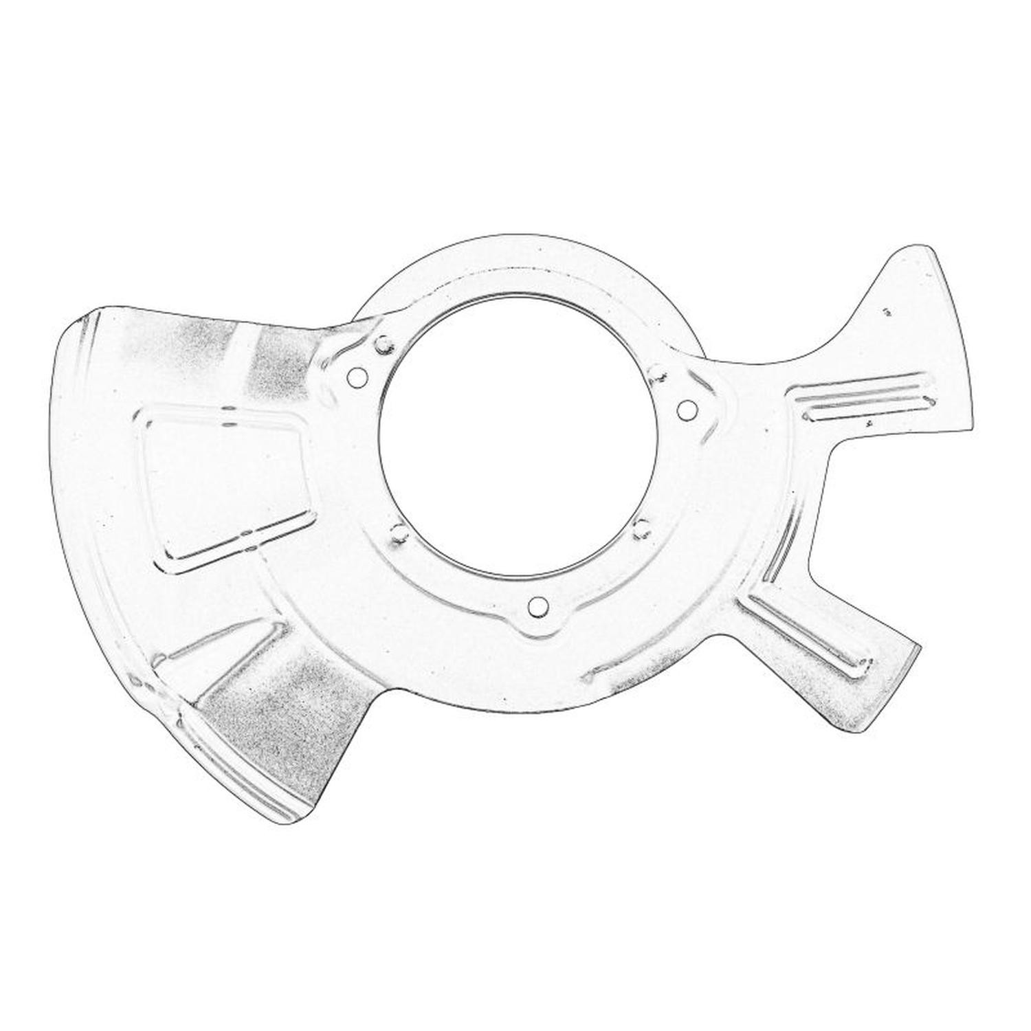 2X FITS OE HYUNDAI 517551P000 SPLASH GUARD BRAKE DISC LEFT OE REPLACEMENT