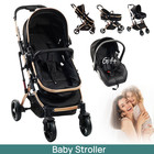 3 in1 Baby Stroller Pram & Car Seat Foldable Newborn Bassinet Travel Pushchair