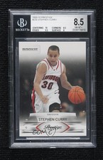 2009-10 Panini Prestige Rookie Stephen Curry #230 BGS 8.5 04bh