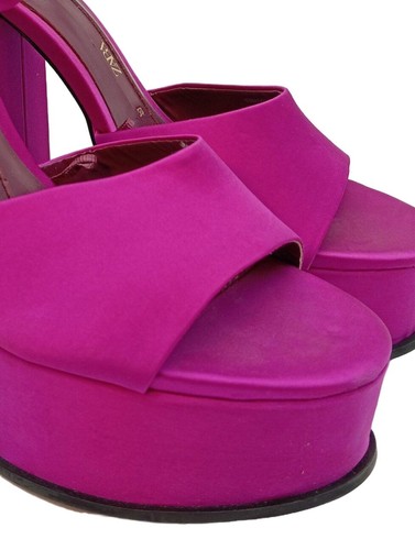 ZARA Sandaletto con tacco alto Donna Sandalo con tacco alto Taglia IT 38 rosa - Foto 3 di 5