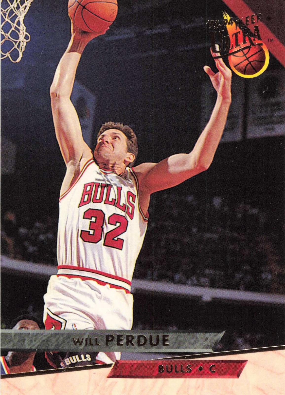 Will Perdue 1993-94 Ultra #33 Chicago Bulls