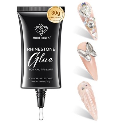 Modelones 4-in-1 Rhinestone Glue - 2 Fl Oz (Pack of 1), A-Rhinestone 