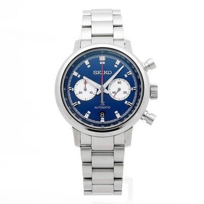 Used Seiko Prospex Watch Speedtimer Automatic SBEC017 Blue Dial Stainless