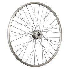 Laufrad 28 Zoll Vorderrad Fahrradfelge geöst Shimano Nabendynamo DH-C3000 silber