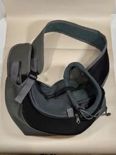 Dog & Cats Pet Sling Carrier Bag Mesh Puppy Carry Pack Backpack - GREY