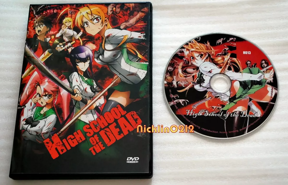 HIGH SCHOOL OF THE DEAD: Anime DVD Complete Collection Episodes 1