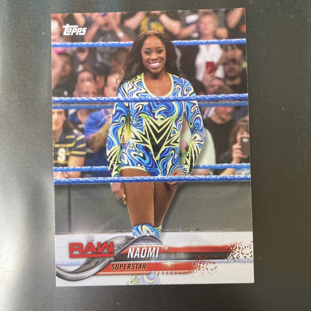 Naomi WWE Wrestling Topps Trading Card #65 Raw Smackdown