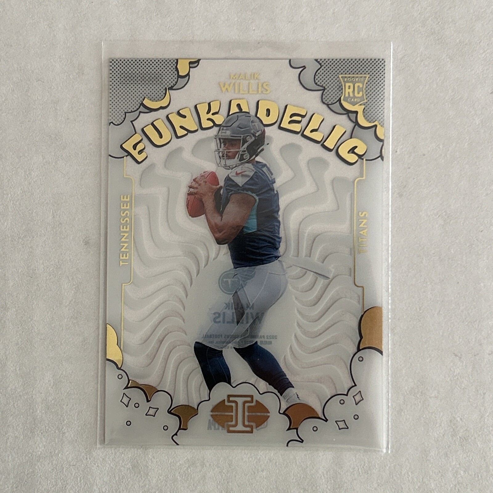 2022 Panini Illusions Malik Willis #F-18 Funkadelic Rookie RC Tennessee Titans