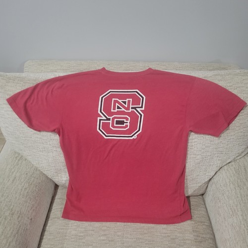 NC State Wolfpack Tshirt Mens Red Short Sleeve Colosseam Casual Large - Picture 4 of 5