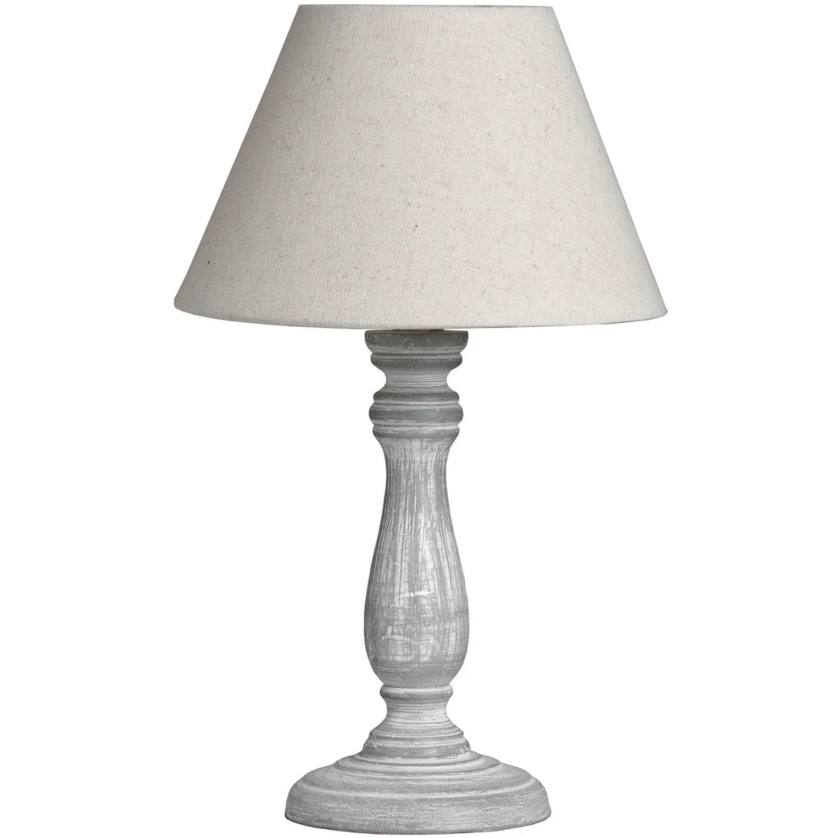 Small Shabby Chic Classic Wooden White Wash Light Grey Bedside Table Light Lamp