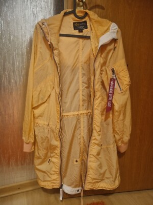 Alpha Industries Damen Jacke Parka Kapuzenjacke, Wind Breker, Lars Farbe Gr S 34