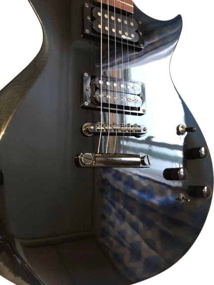 Fernandes Burny LS-55S　レスポールタイプ Used Burny / Fernandes LS-55S Les Paul-ish Black Sustainer Bigsby