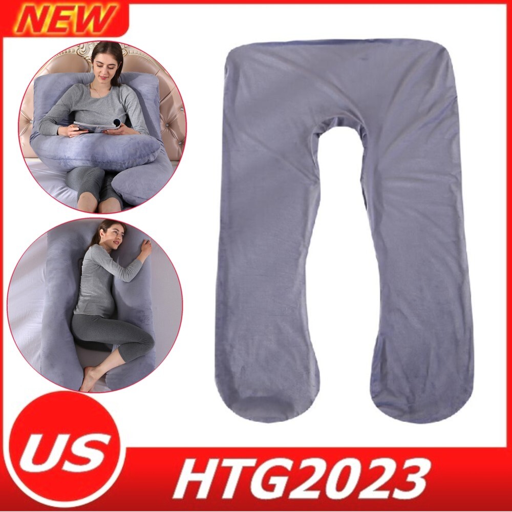 U-Shape Pregnancy Maternity Pillowcase Nursing Pregnant Body Sleep Pillow Cover-image