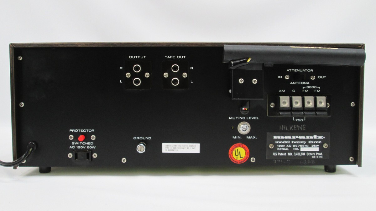 Vintage Marantz Model Twenty Three 23 Solid State AM/FM