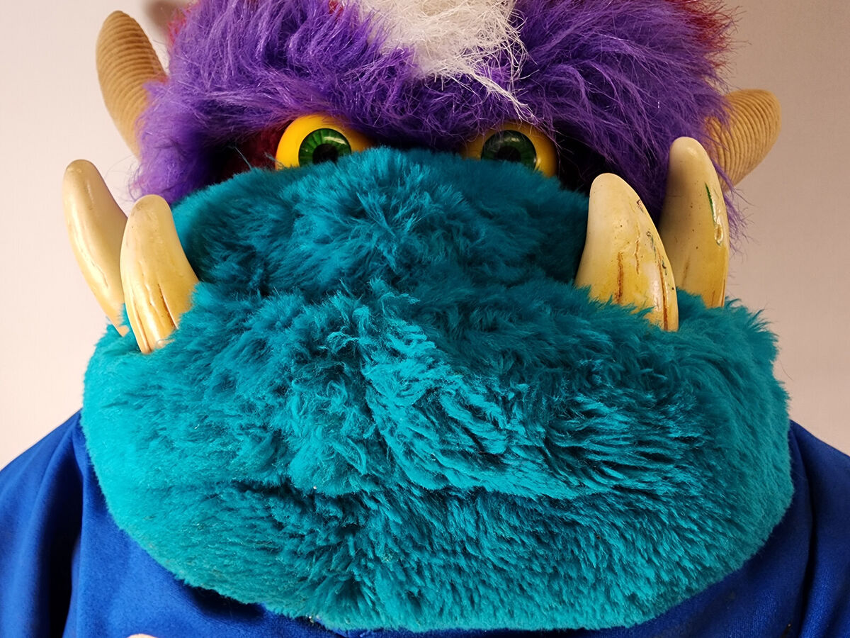 RARE Vintage 1986 My Football Pet Monster Amtoy With RARE Vintage 1986 My Football Pet Monster Amtoy With