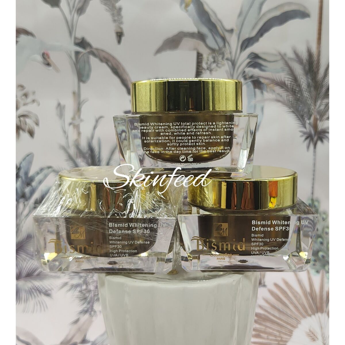 Bismid Whitening UV defense Face Cream. Spf 30 50ml X 1 Jar Bismid Whitening UV defense Face Cream. Spf 30 50ml X 1 Jar
