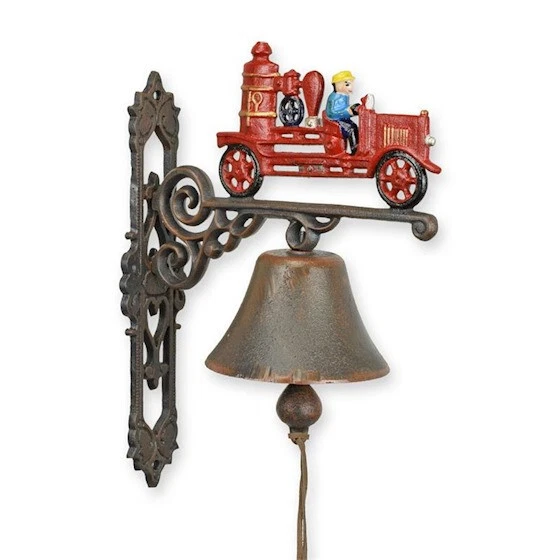 Woanger Lot De 2 Cloches De Sorcière Rustiques En Fer Avec Corde - Décoration De Noël Vintage à Suspendre Pour Ferme, Jardin, Maison (style Classique
