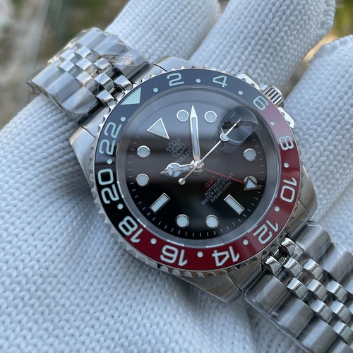 Steeldive SD1993, GMT, 'Coke', NH34, Sapphire, Lume, 300m Diver, Diving, BNIB - Picture 5 of 14