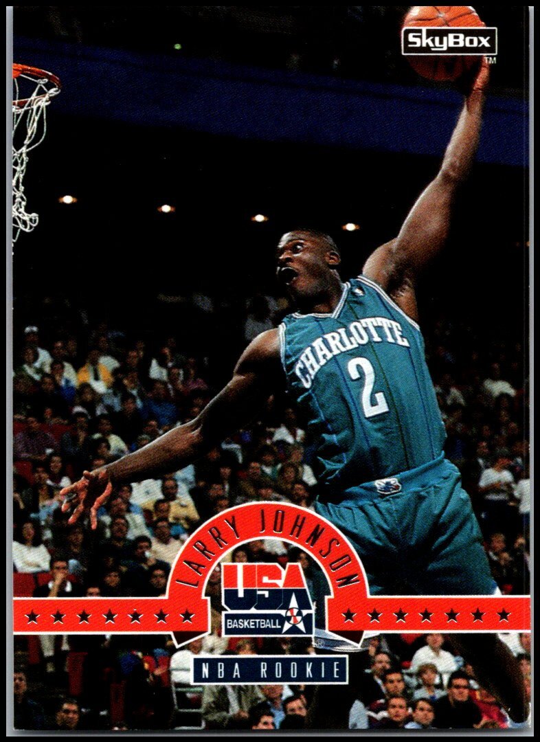 1994 SkyBox USA #8 Larry Johnson - FREE SHIPPING!