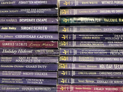 Lot of 10 Love Inspired Suspense Paperbacks Random Mix of Books Romance/Romantic