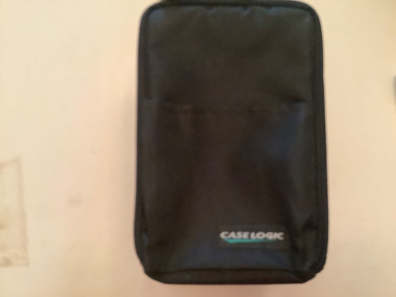 Case Logic 15 CD Zip Up Carrying Case with Hard Plastic Interior (A)