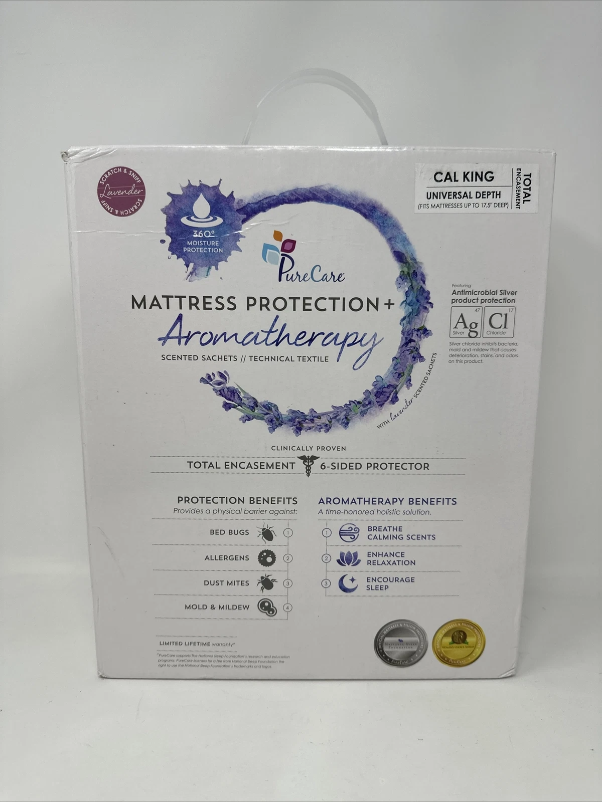 PureCare Aromatherapy Total Encasement Mattress Protector