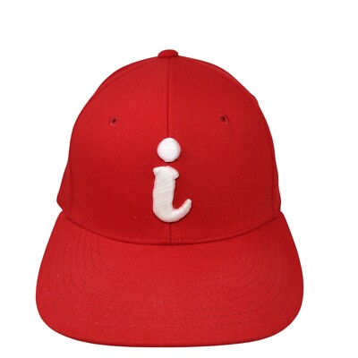 Info Icon Fitted Hat Red 7 3/8-8 Lightweight Pac-Flex D-Series Pacific Headwear