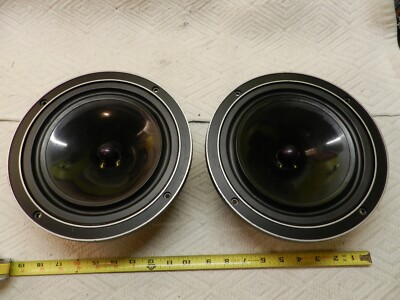 Polydax Made in France MTX20X25TDSN 8 inch Midrange Speakers Pair