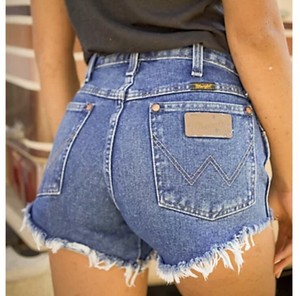 wrangler high rise shorts