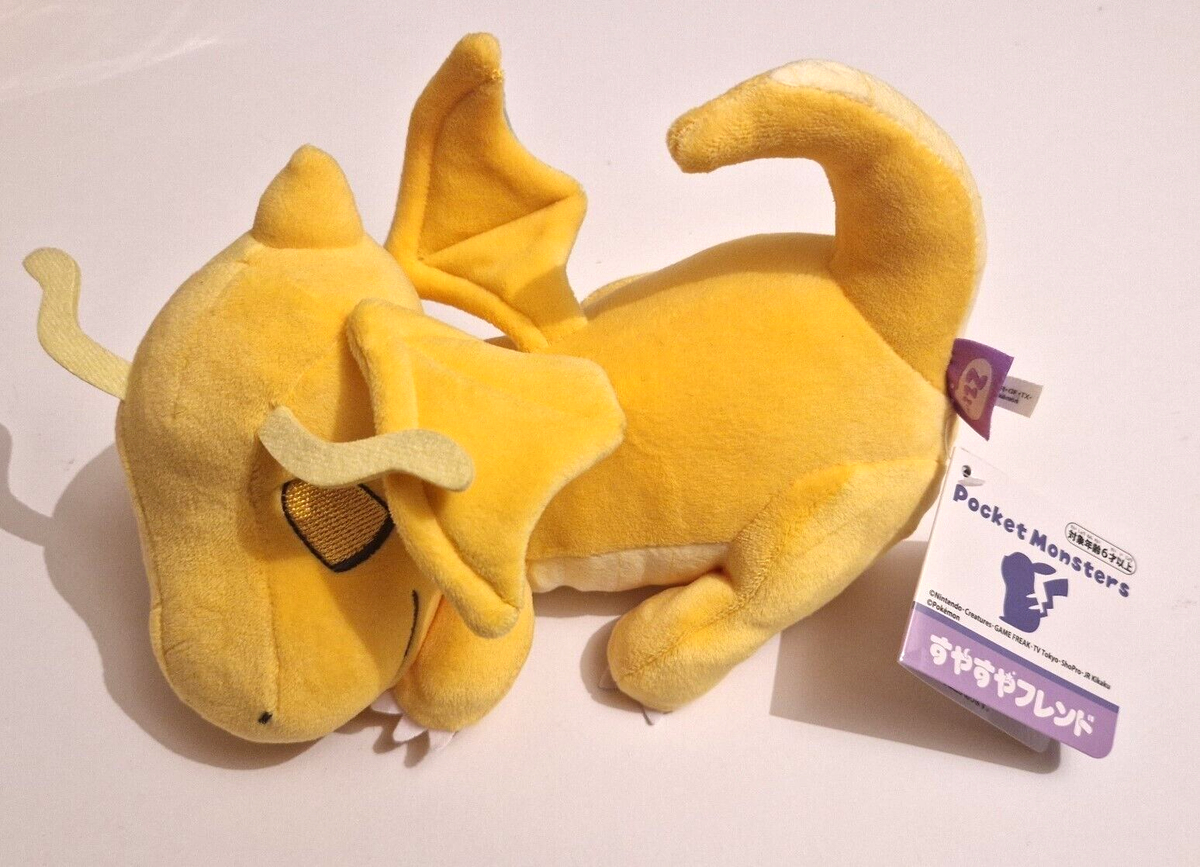 Official Sleeping Dragonite Friend Plush Pokemon Center Japan Soft