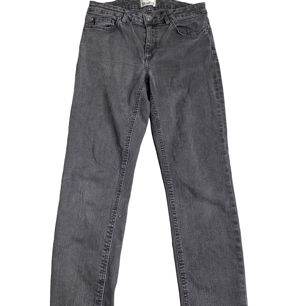 Acne Studios インディゴデニム 28 32 Acne Studios Skin 5 Used Black Skinny Jeans Size 28/32 | eBay