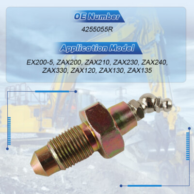 パーツ hikaru5055 Track Adjuster Grease Valve Fit For CAT Hitachi JD 4255055R